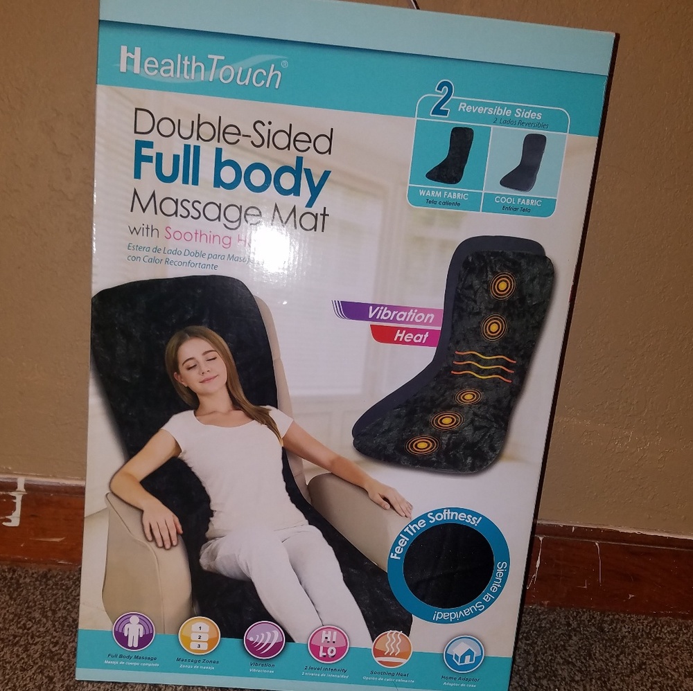 Health touch double-sided full body massage mat wi